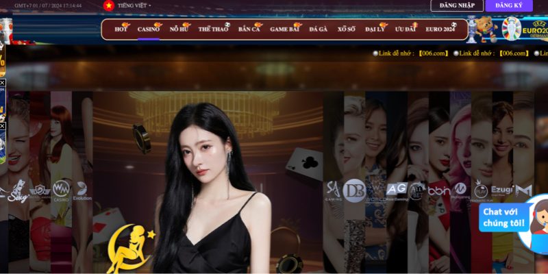 Giới thiệu sảnh Casino BET88